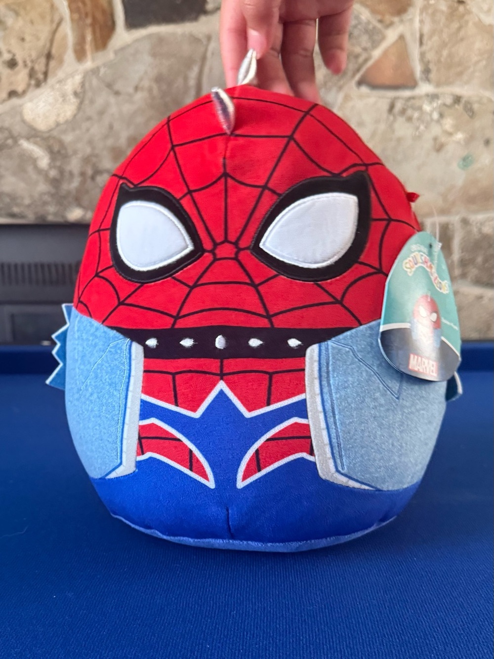 Marvel Spider-Man Punk Red and Blue Kids Costume Plush Hat
